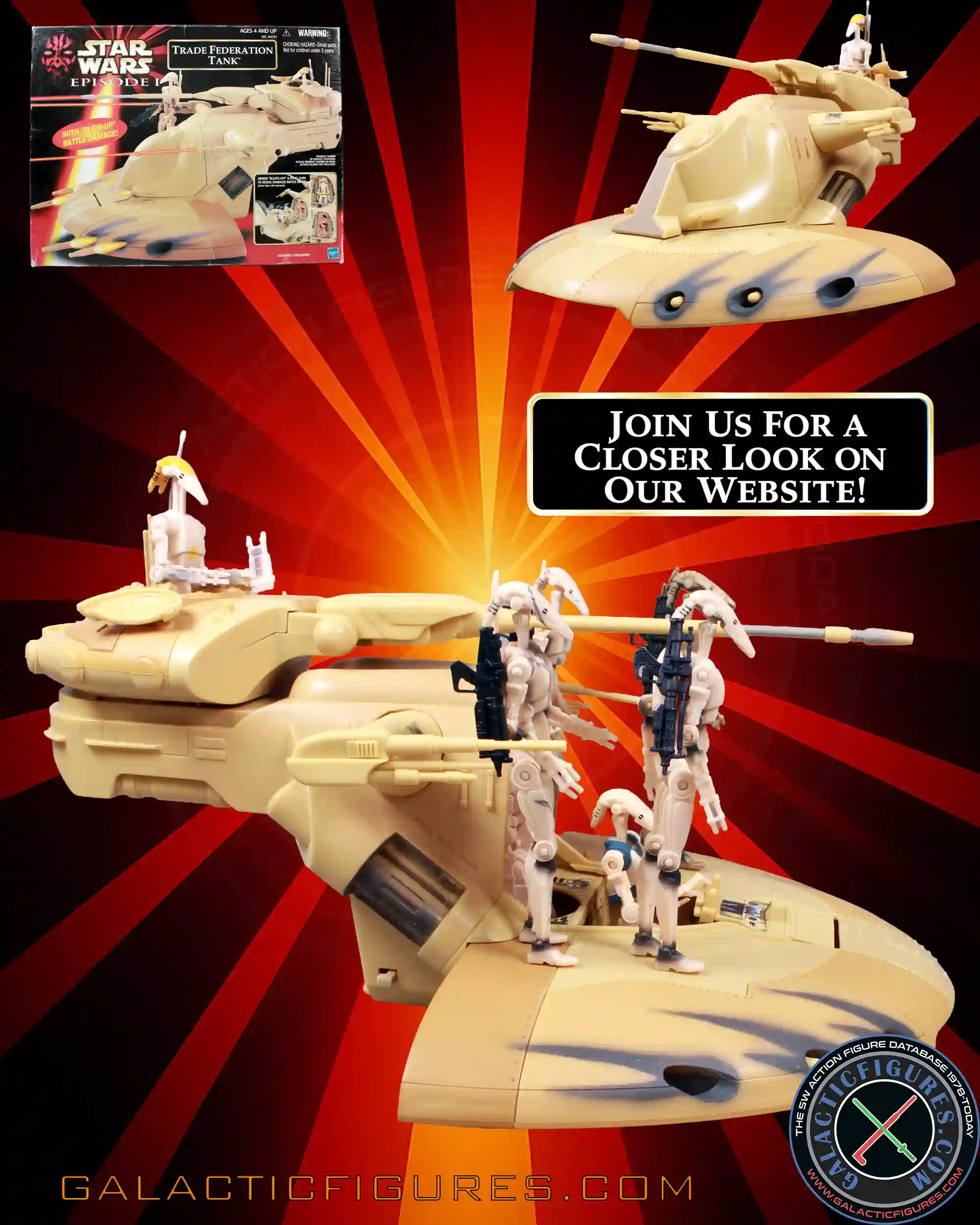 Star Wars Episode 1 Trade Federation Tank Review