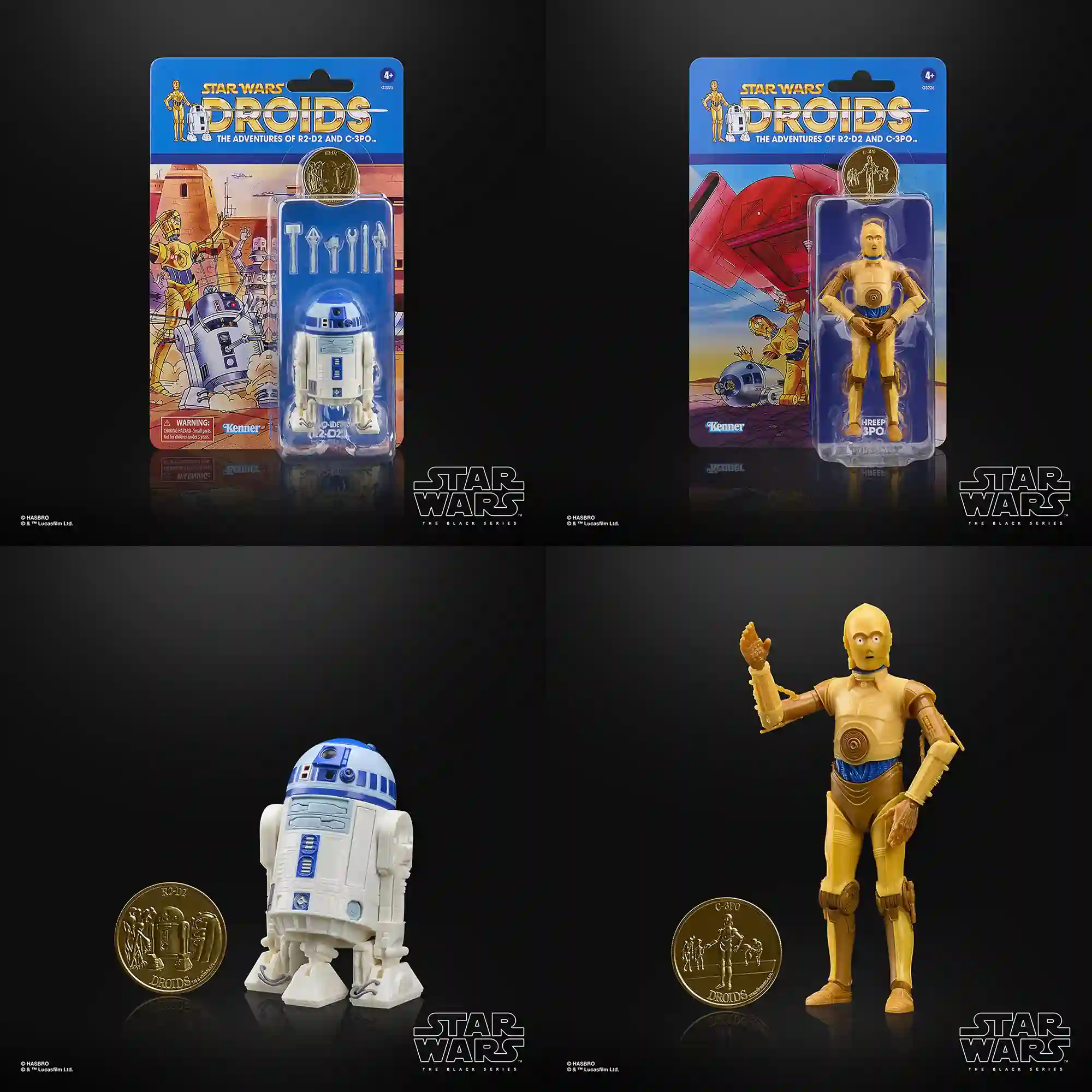 Black Series C-3PO And R2D2