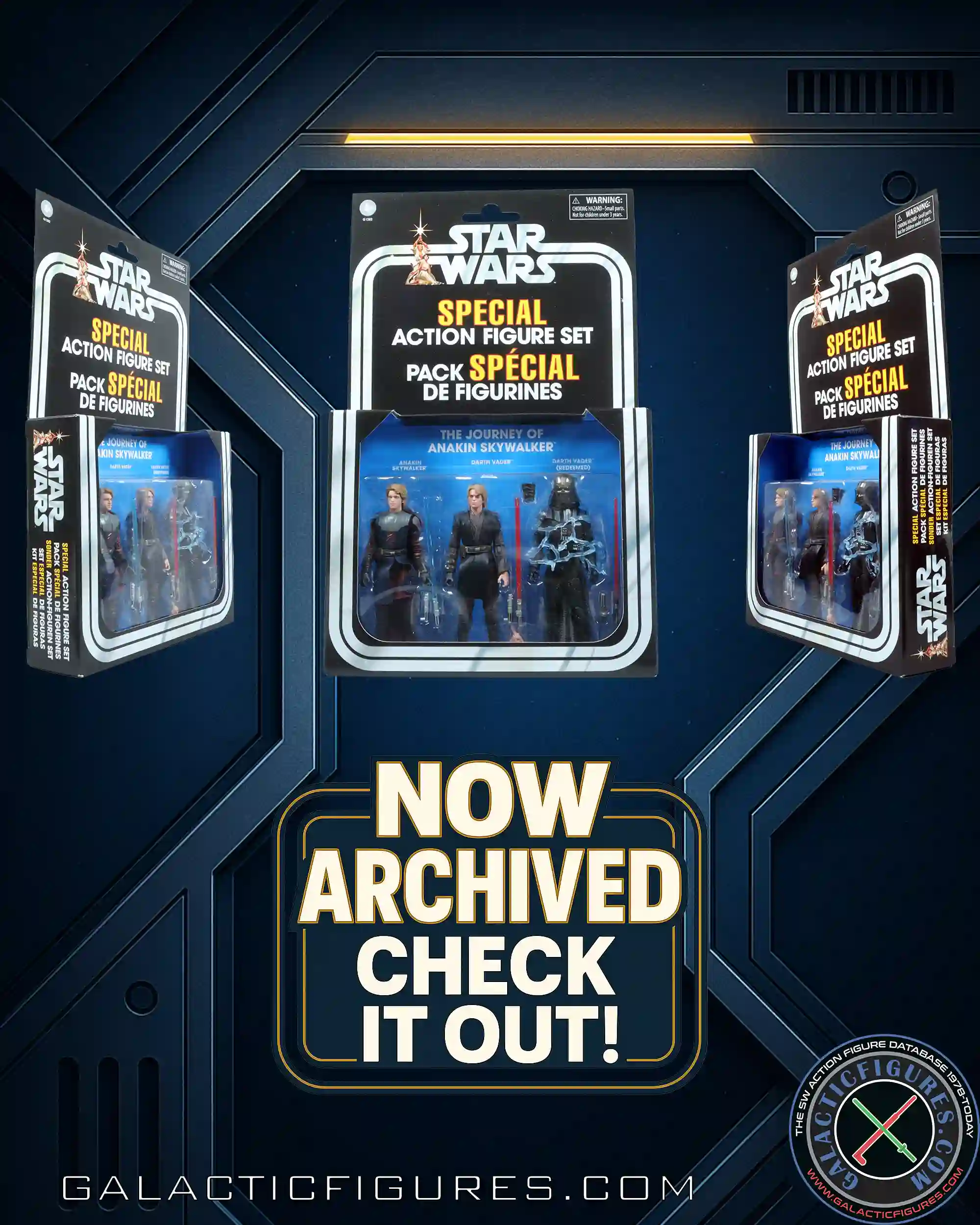 The Journey Of Anakin Skywalker 3-Pack Archived