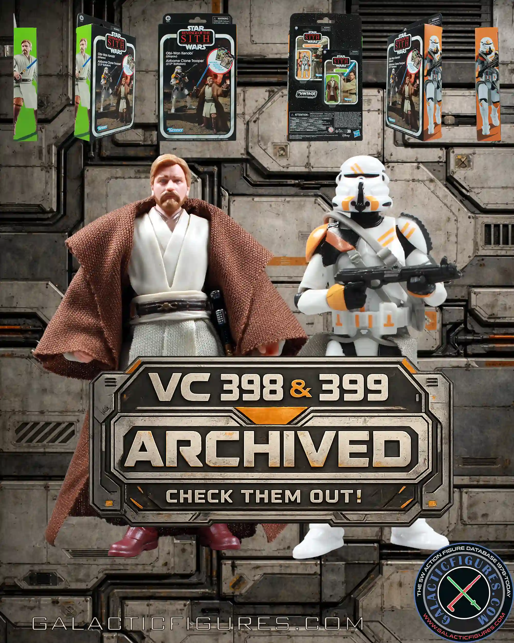VC398 Obi-Wan Kenobi and VC399 Airborne Trooper Archived