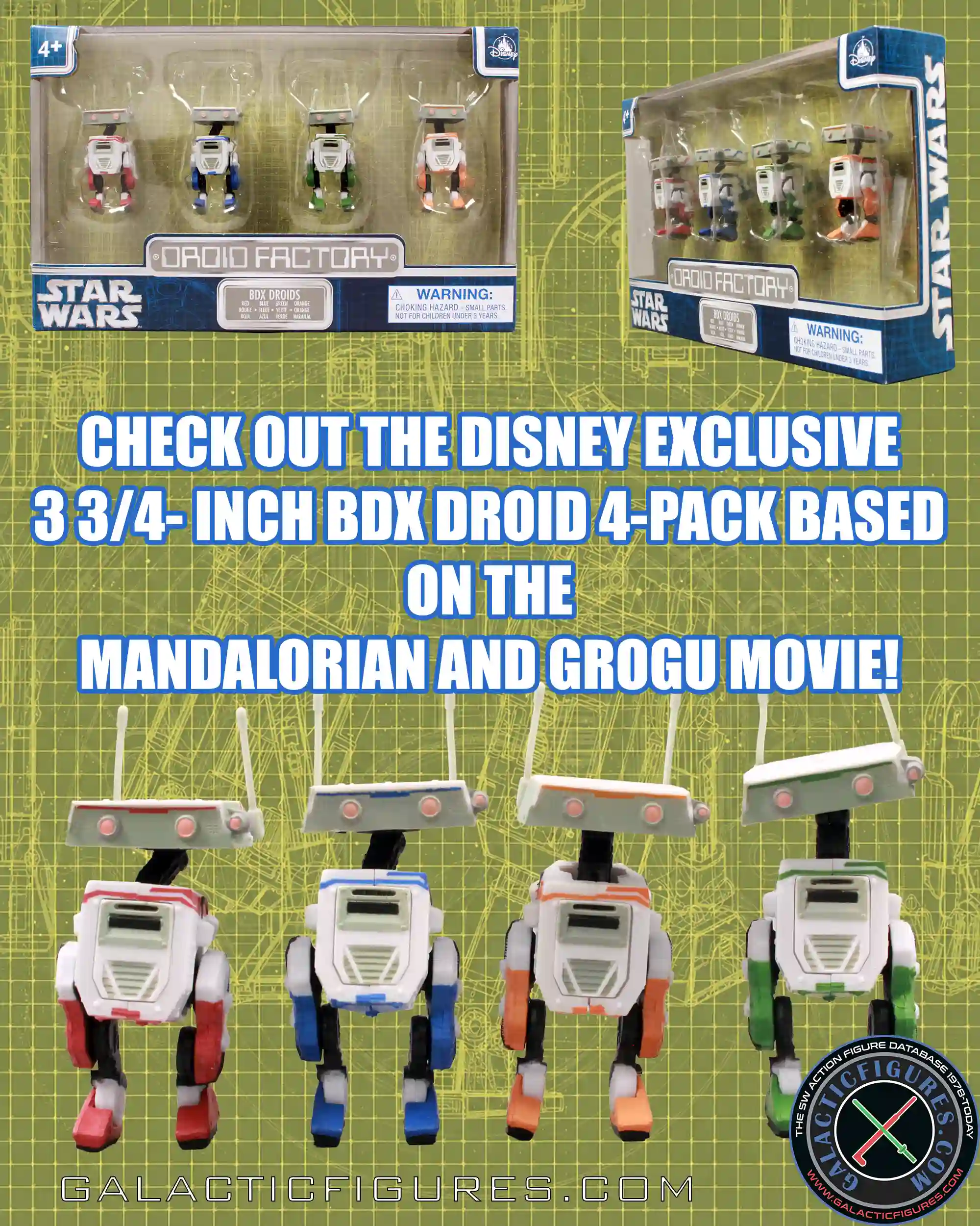 Disney Exclusive BDX Droid 4-Pack Added
