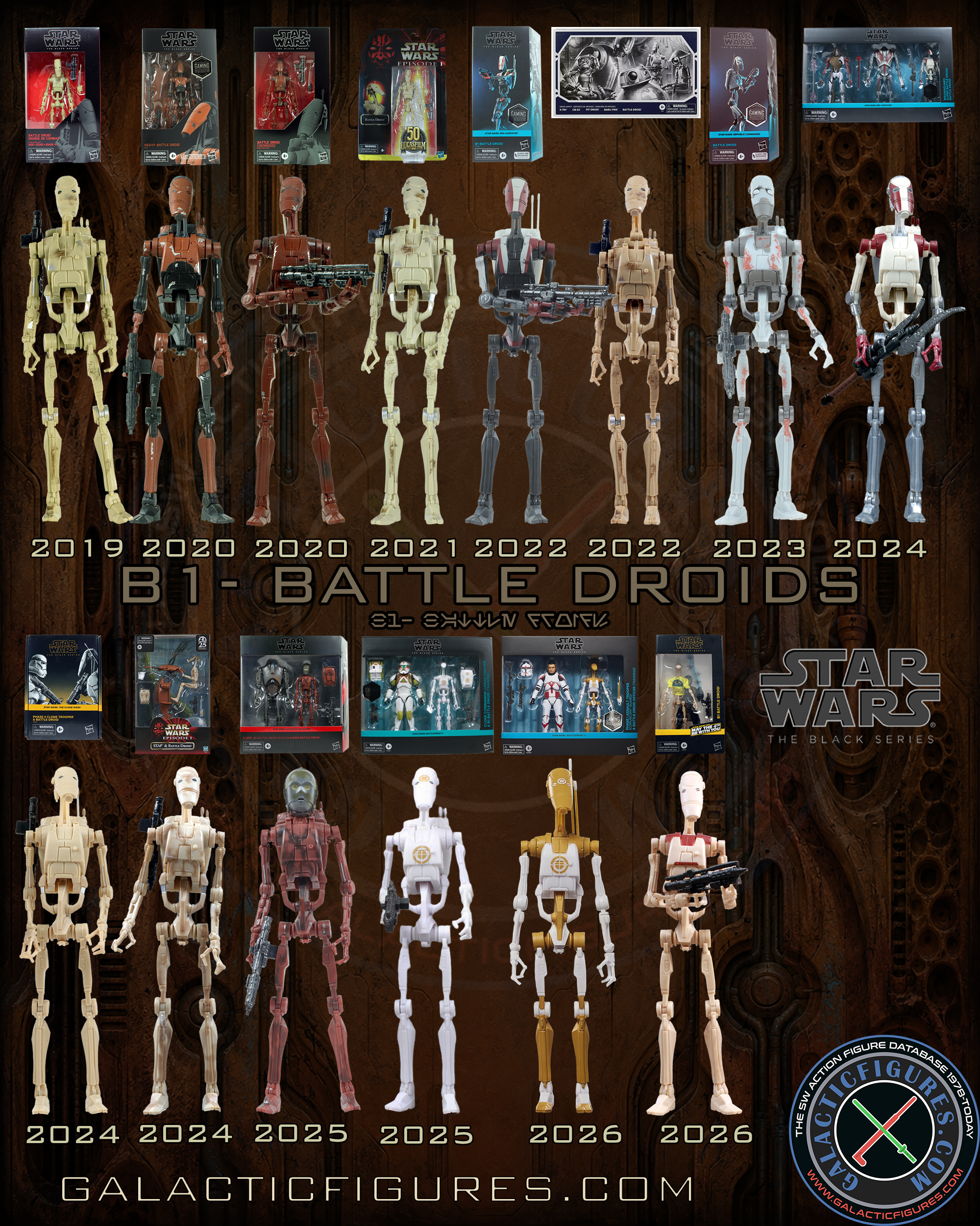Black Series B1 Battle Droids