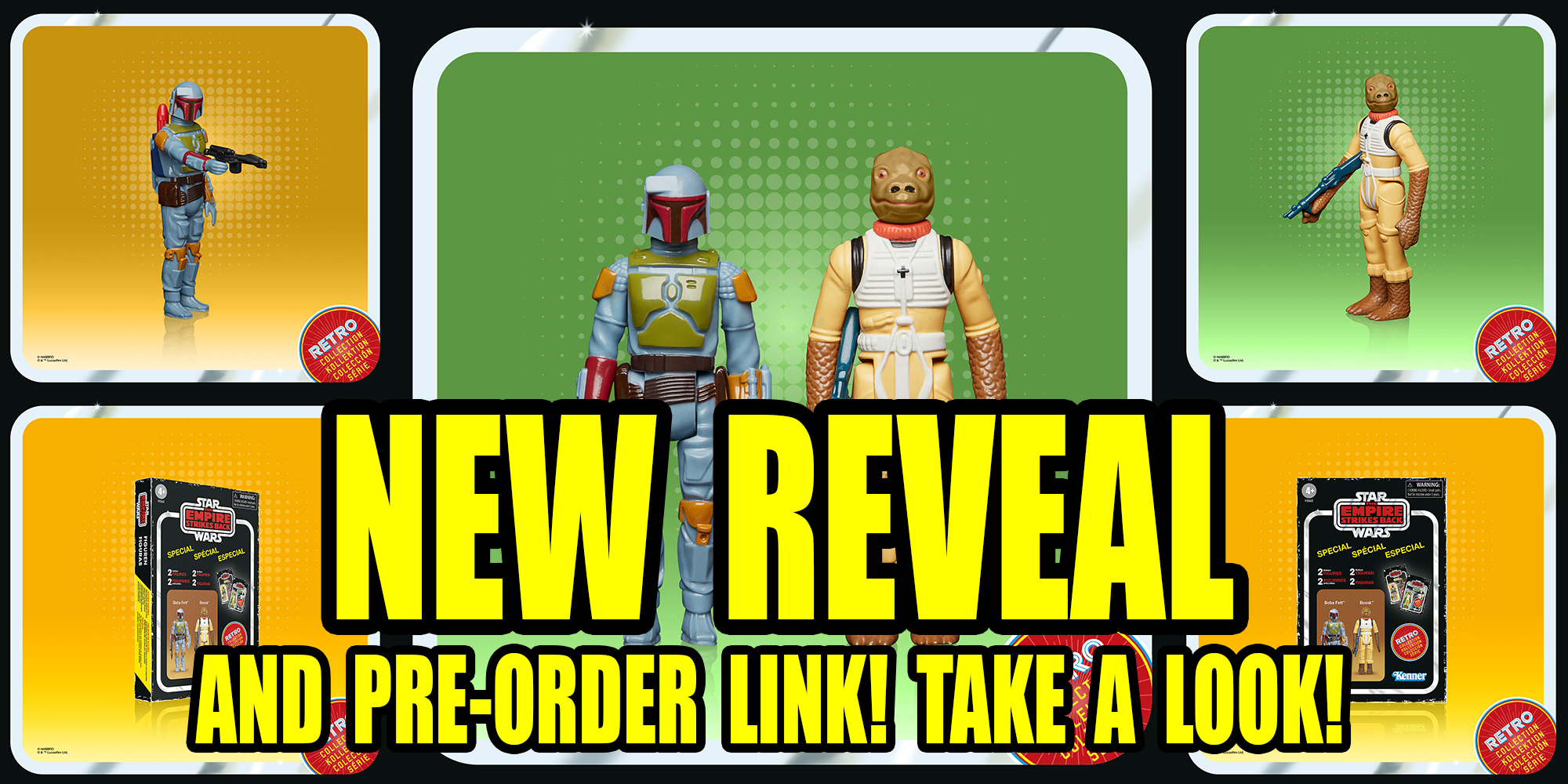 Retro Boba Fett/Bossk - Pre-Orders Today 7/14/2022 at 1PM ET!