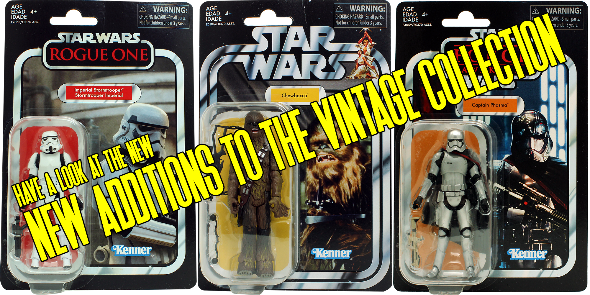 Stormtrooper Lando Chewbacca Star Wars Vintage Collection Wave 6 Phasma 