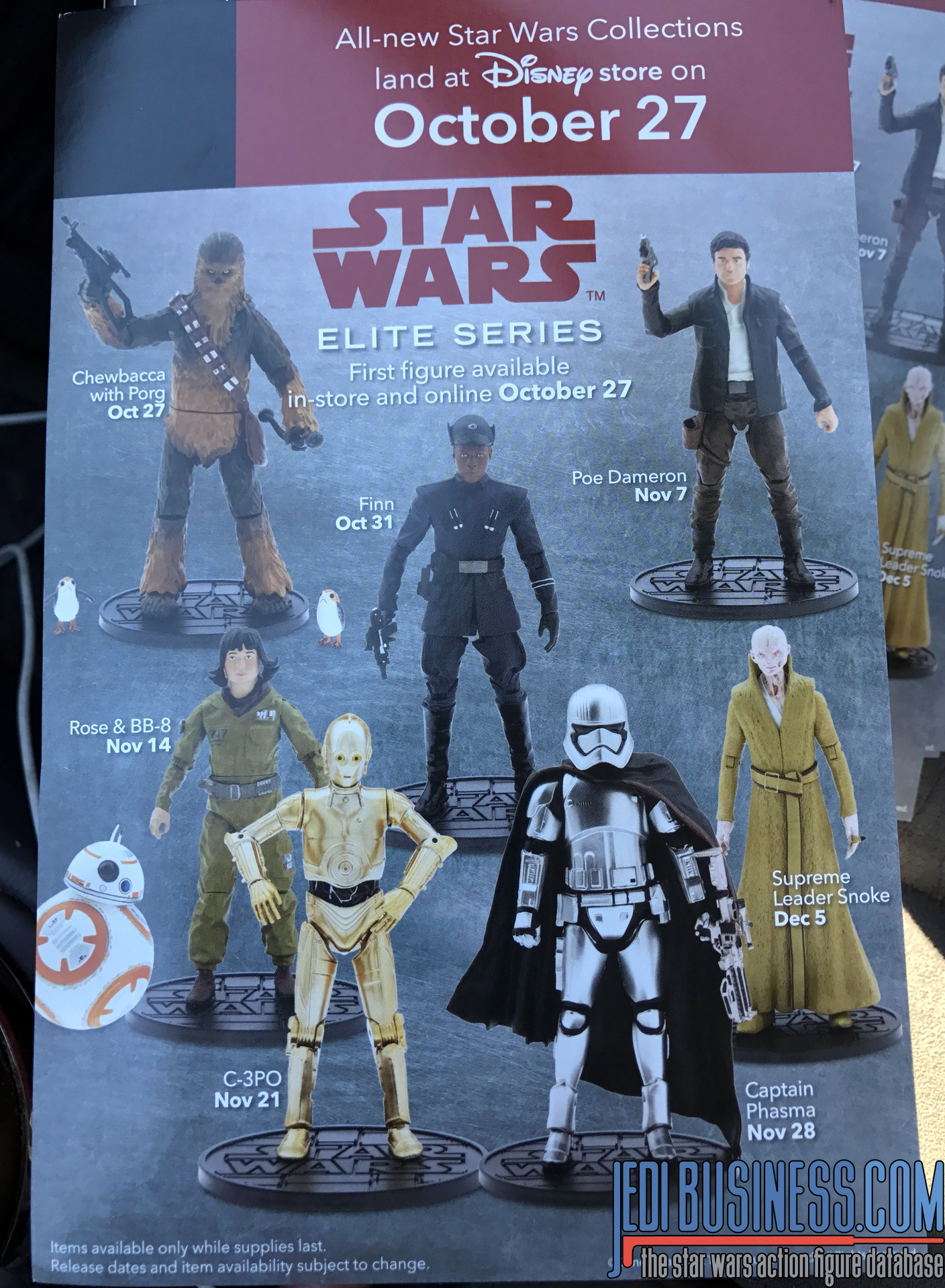 Disney Elite Star Wars The Last Jedi