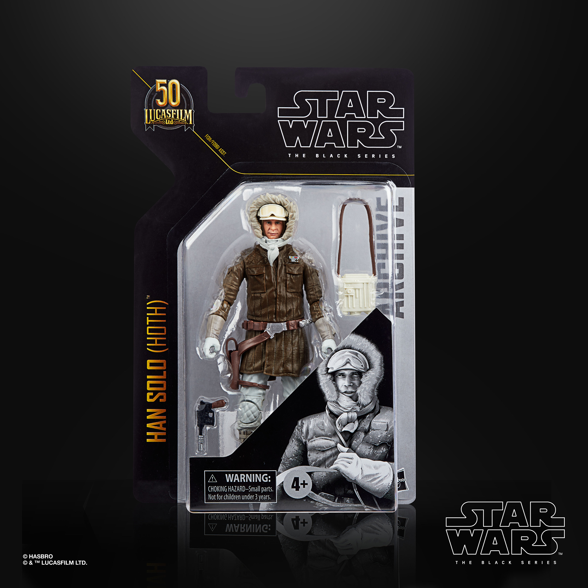 Black Series Han Solo With Lucasfilm 50th Logo