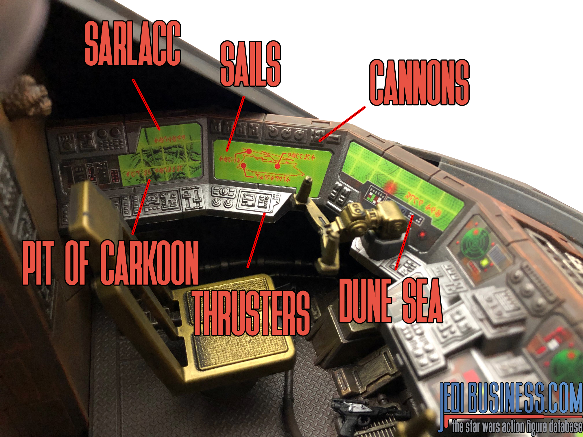 Jabba's Sail Barge Cockpit