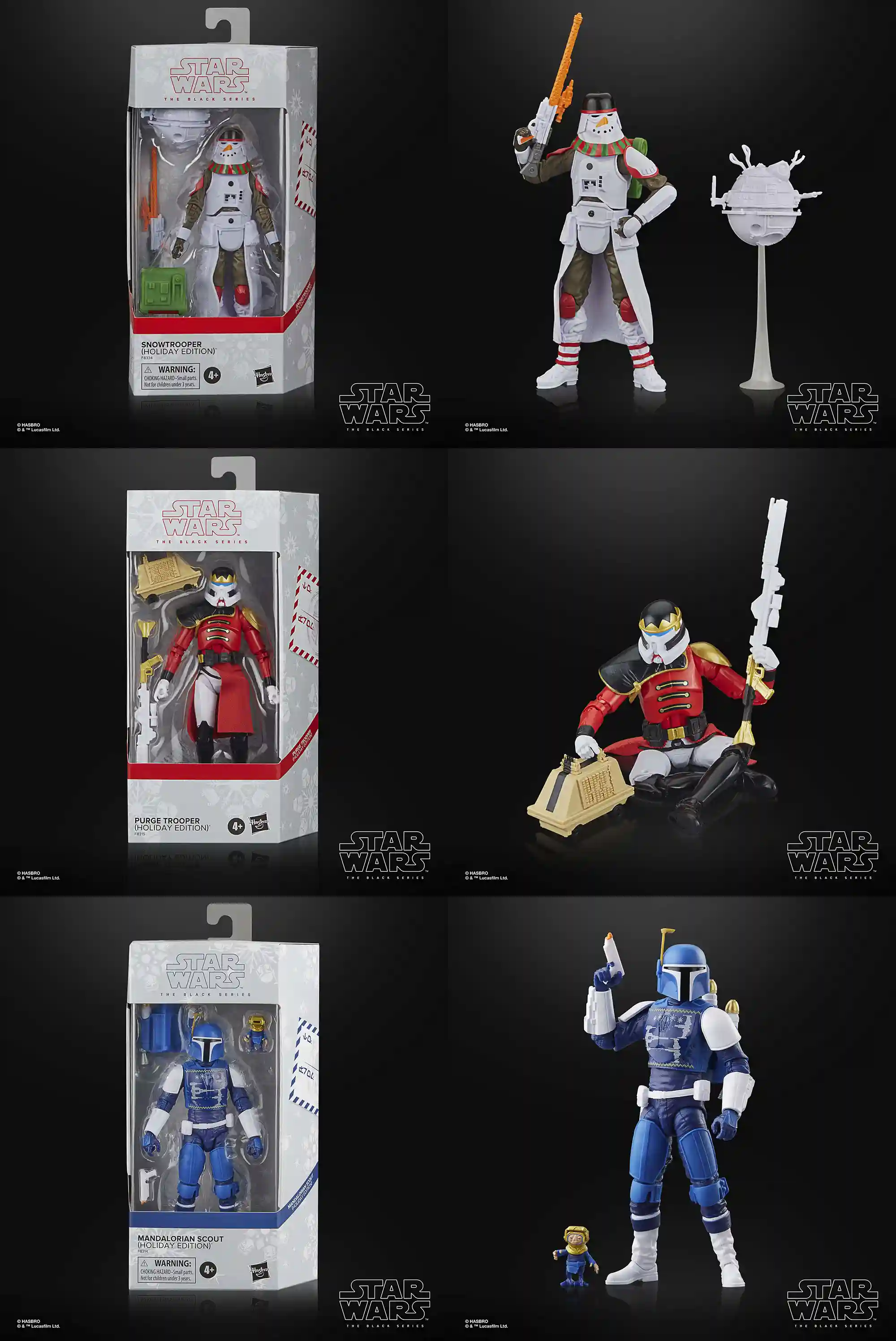 Black Series Holiday figures 2023