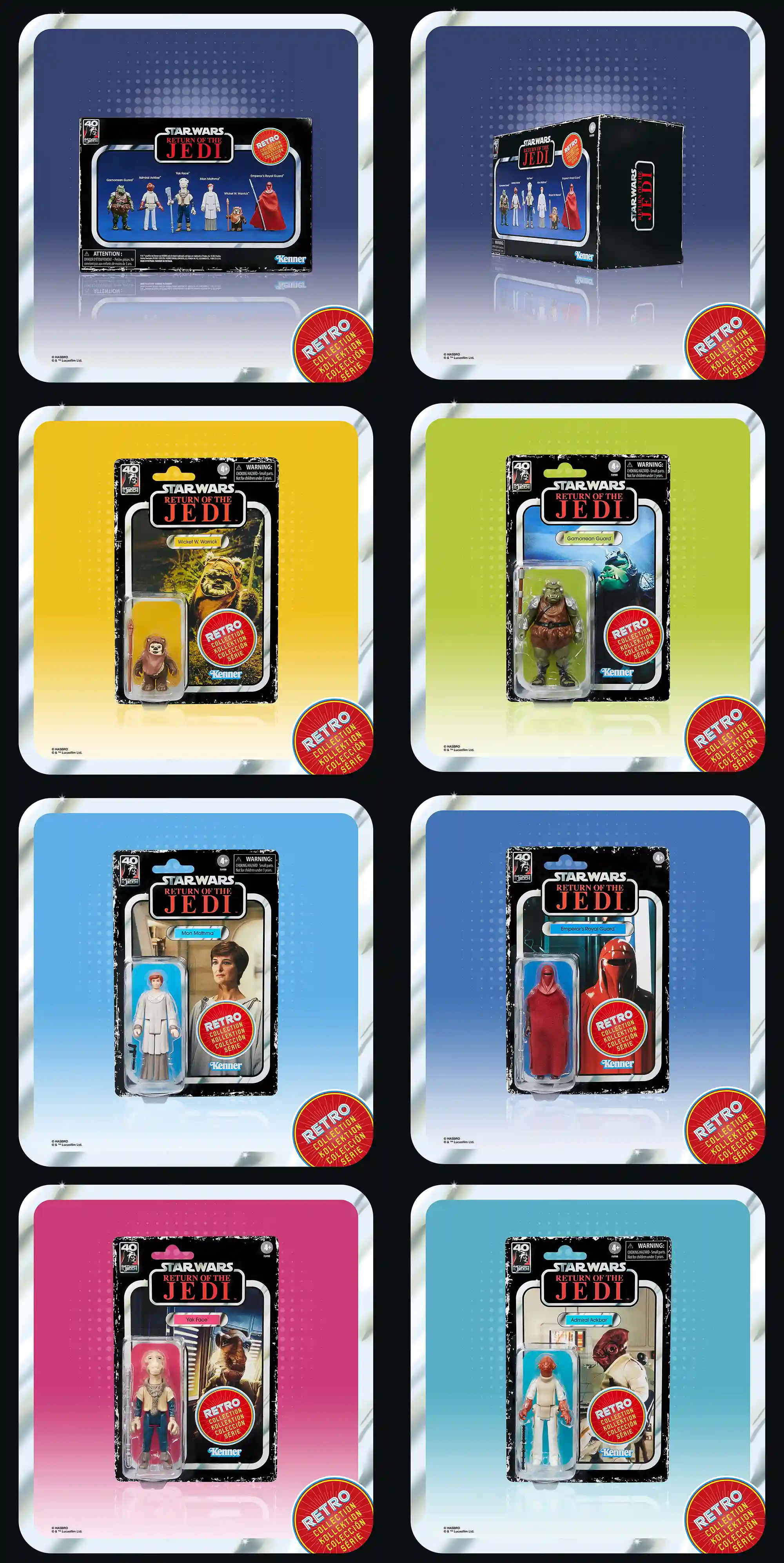 Return Of The Jedi Retro figures